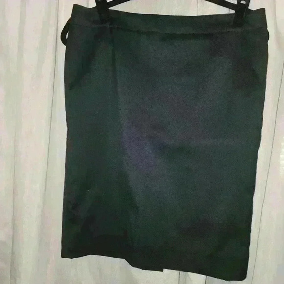 CABI Womens Size 6 Black Stretch Rayon Blend Back Zip Pencil Straight  Skirt - Picture 1 of 5